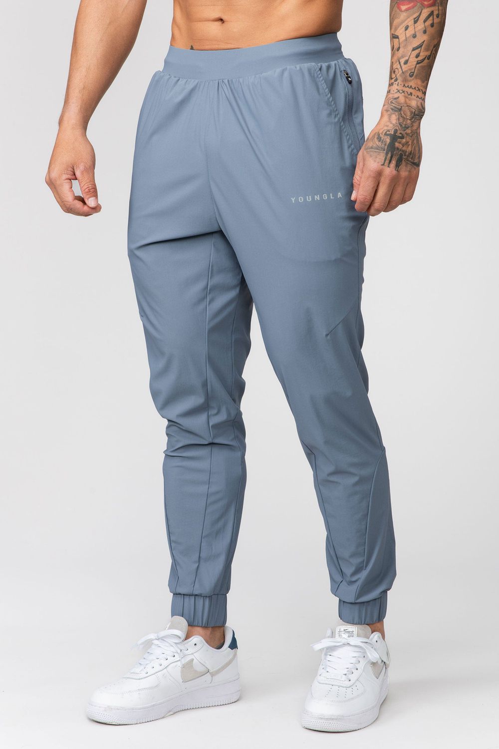 Light Blue Young LA 237 Nylon Training Joggers NZ | 5763284-EU