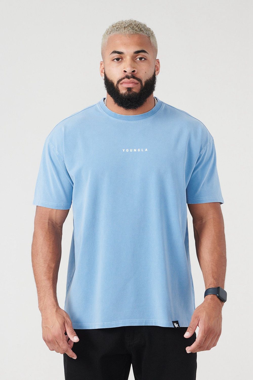 Light Blue Young LA 401 Essential Jacked Tees NZ | 4093875-JF