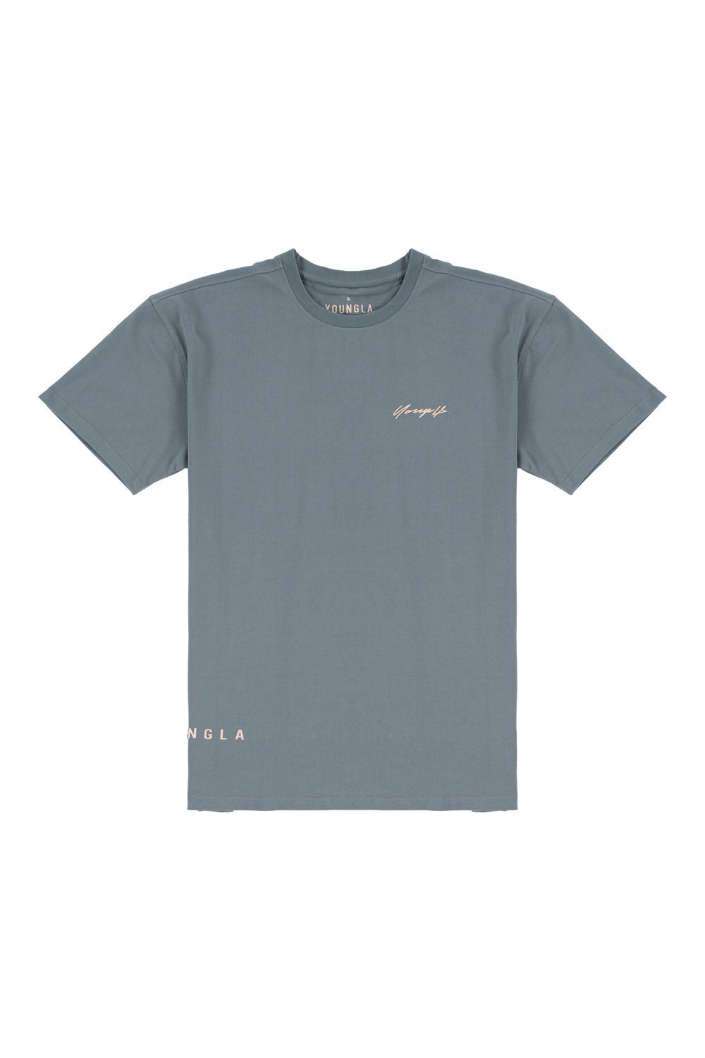 Light Blue Young LA 414 Signature Tees NZ | 0417652-FH