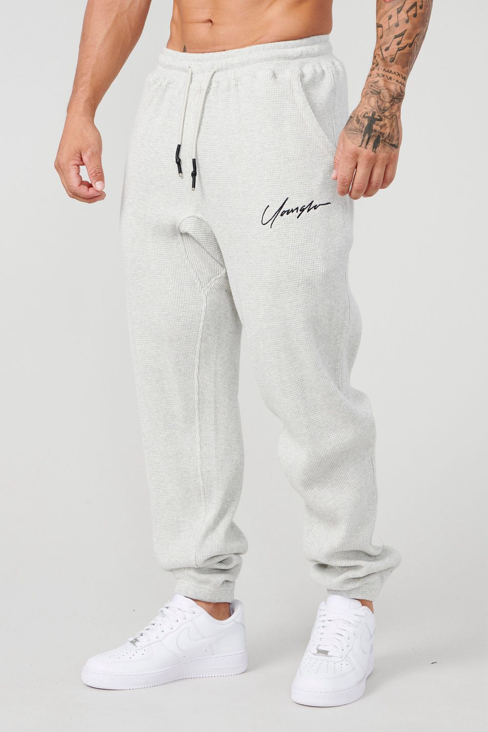 Light Grey Young LA 207 Cozy Thermal Joggers NZ | 5489173-XL