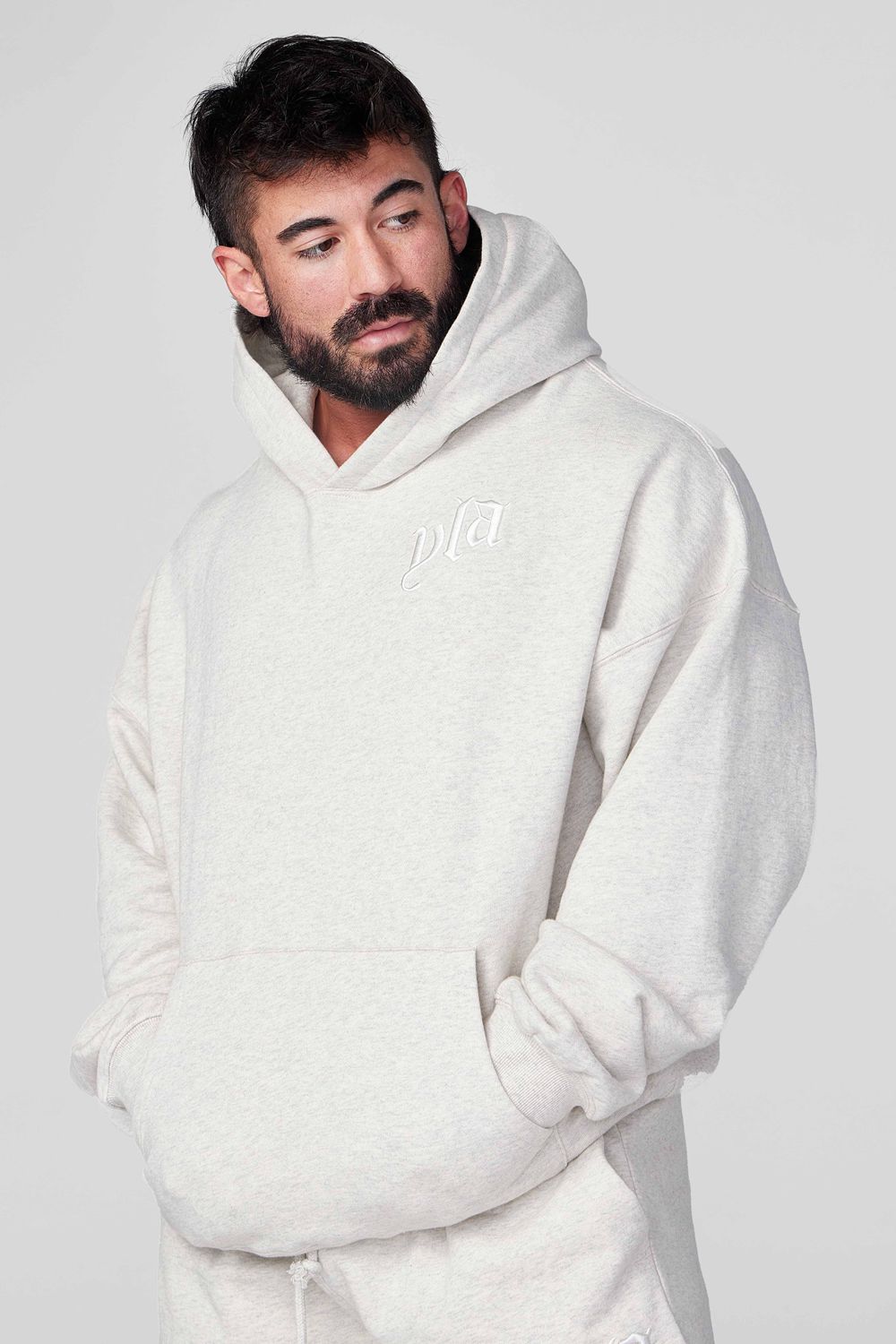 Light Grey Young LA 522 - Marshmallow Hoodies NZ | 8036175-OD