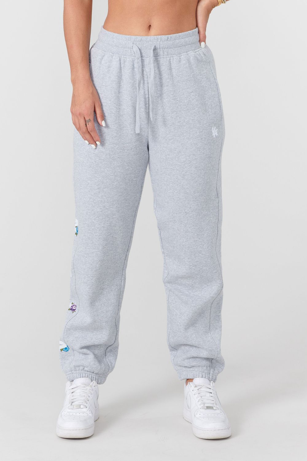 Light Grey Young LA W203 Winter Bloom Joggers NZ | 8651409-XR