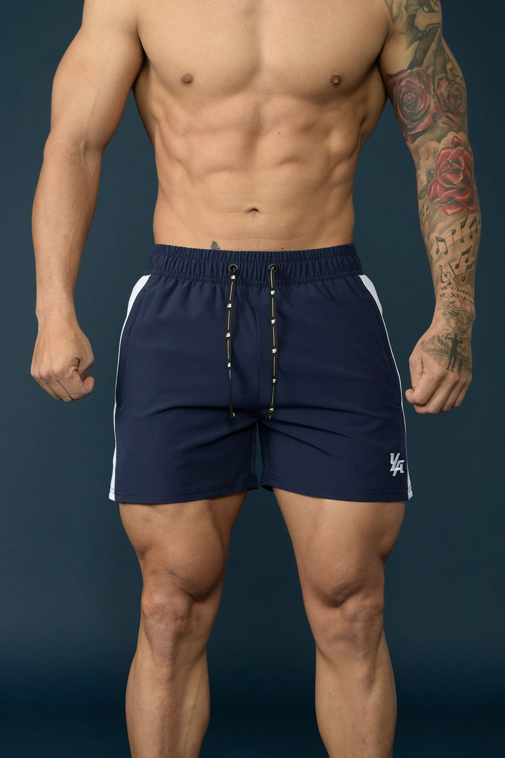 Navy Young LA 101 Bodybuilding Short Shorts NZ | 4102867-KY