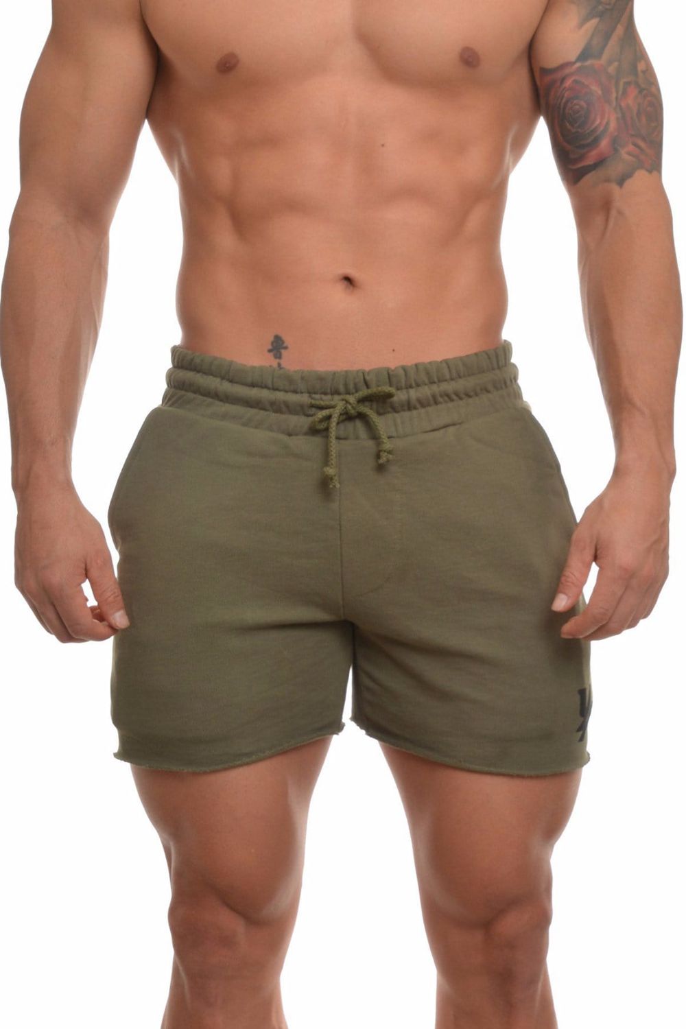 Olive Young LA 102 Bodybuilding French Terry Shorts NZ | 9748052-EH