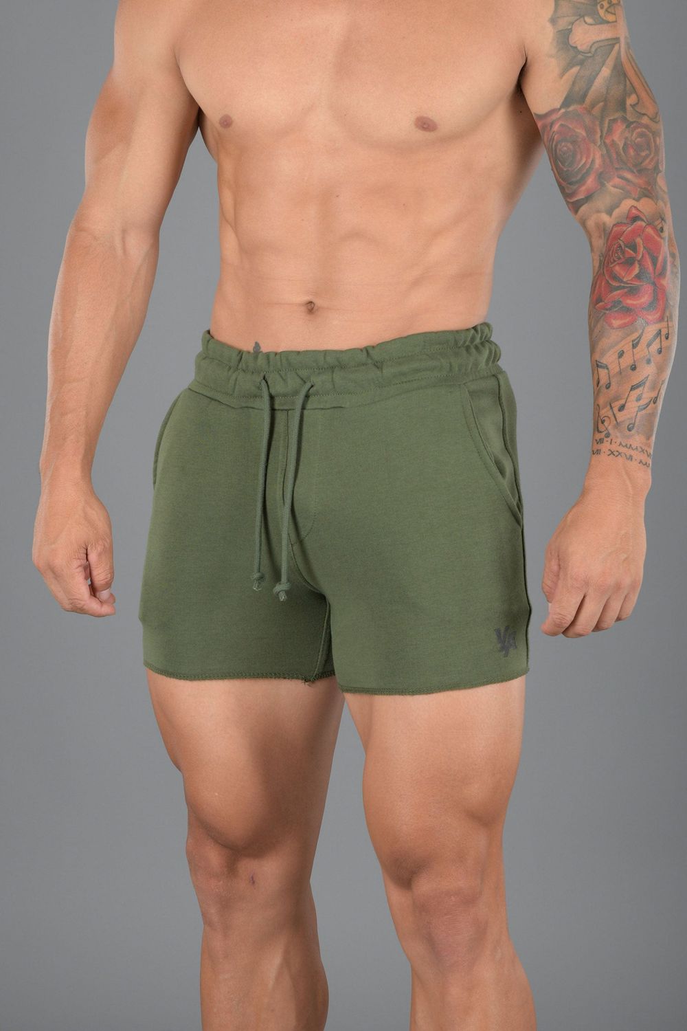 Olive Young LA 102 Bodybuilding French Terry Shorts NZ | 9748052-EH