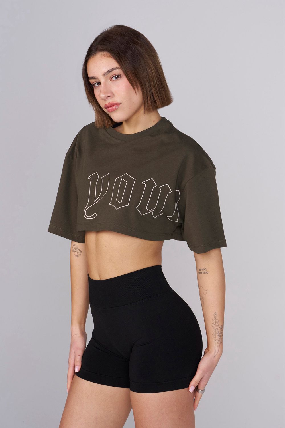 Olive Young LA W436 - Urban Crop Tee NZ | 4361725-IR