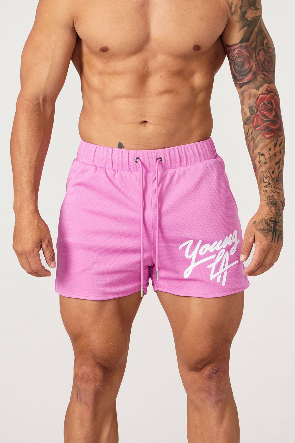 Pink Young LA 104 Legacy Shorts NZ | 8147609-DK