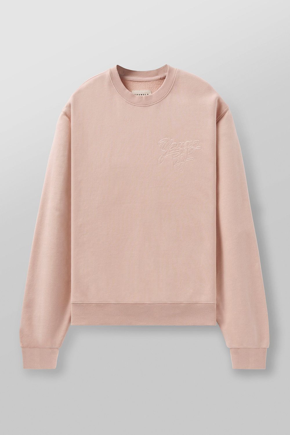 Pink Young LA 5092 - Effortless Sets - Crewnecks NZ | 7120589-LE