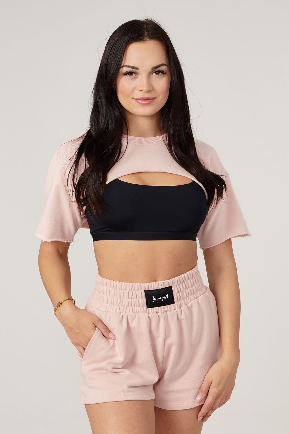 Pink Young LA W410 - Cut Out Tee NZ | 4901723-CR