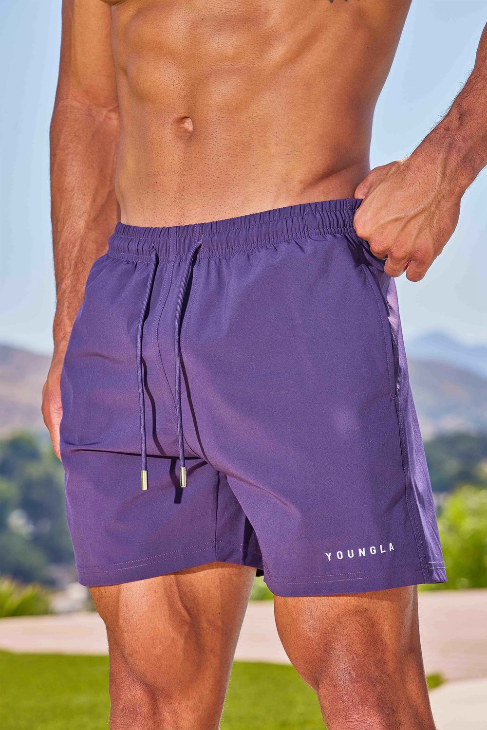 Purple Young LA 136 - Reveal Swim Shorts NZ | 0681475-KN