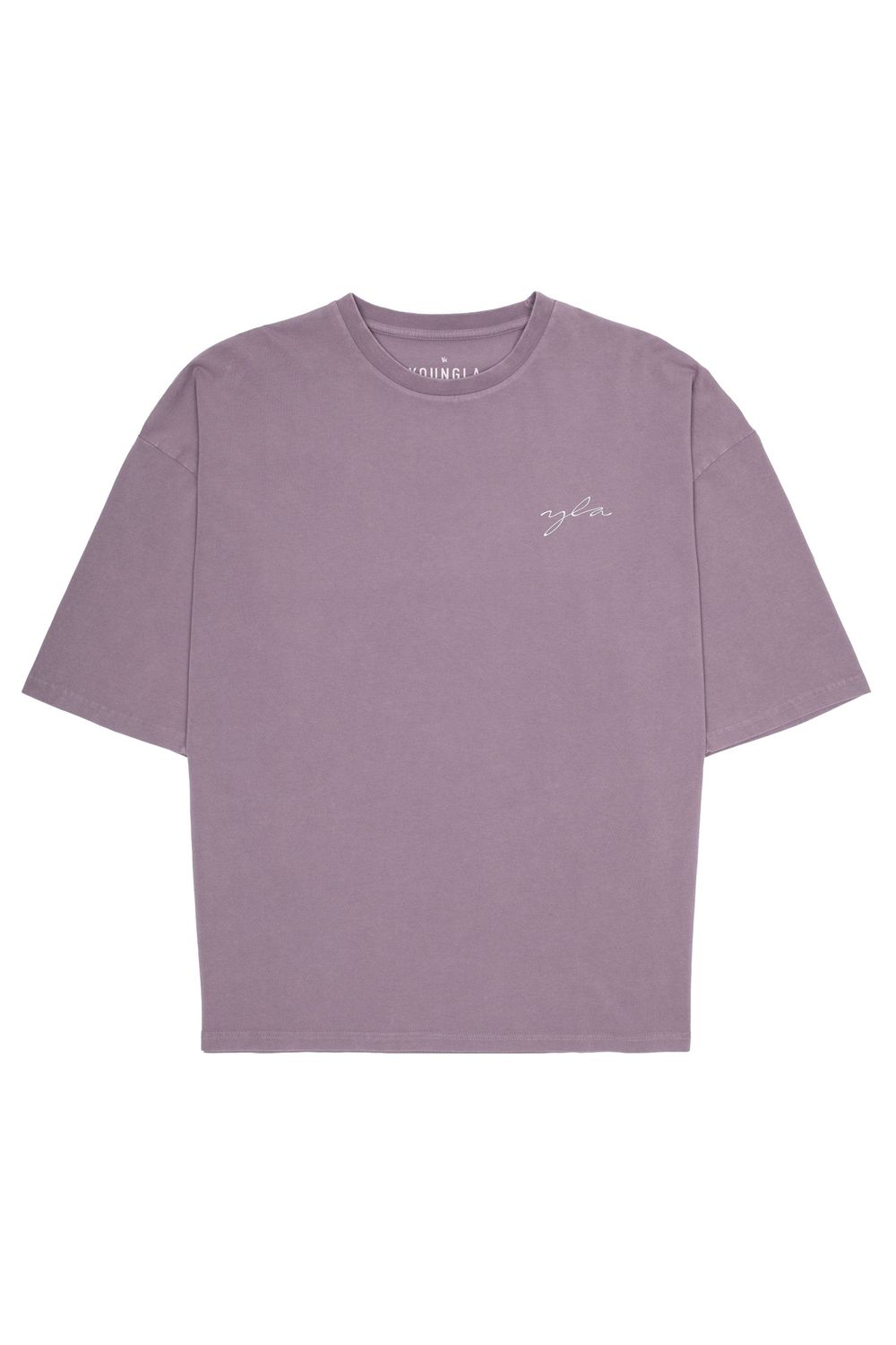 Purple Young LA 464 Skyline Super Sized Tees NZ | 4136807-TM