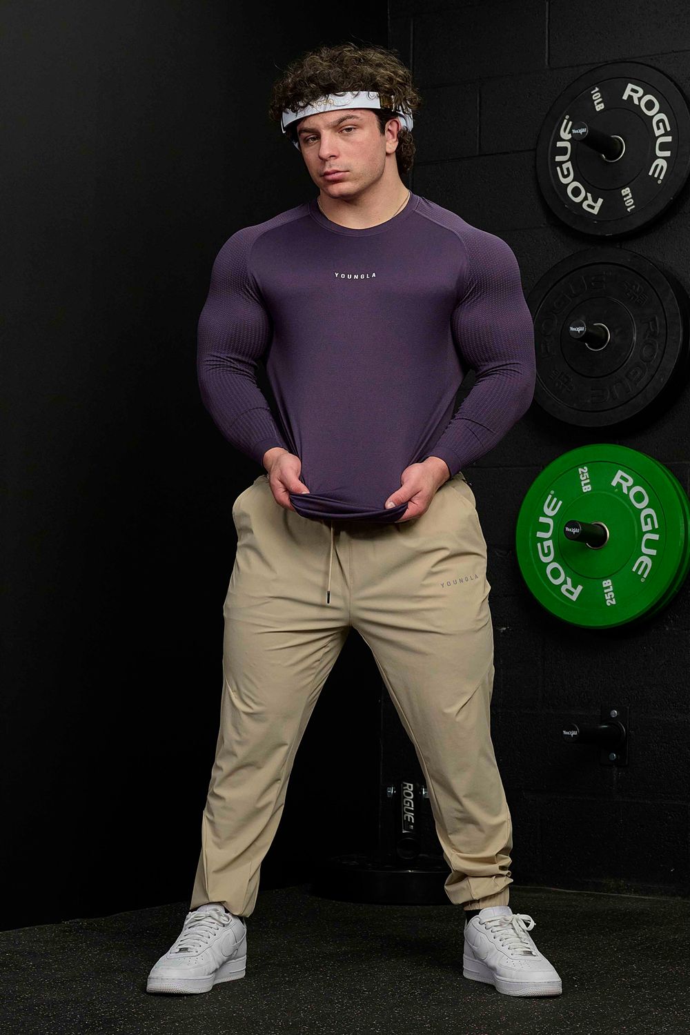 Purple Young LA 823 New Gen Compression Longsleeves NZ | 1674830-LQ