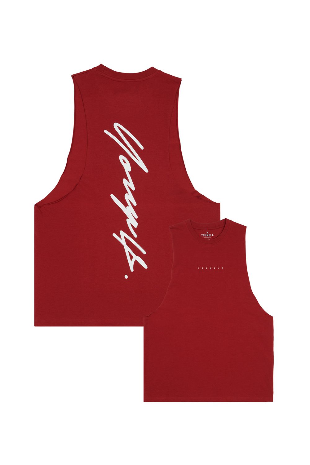 Red Young LA 323 Autograph Delt Tanks NZ | 9835417-CS