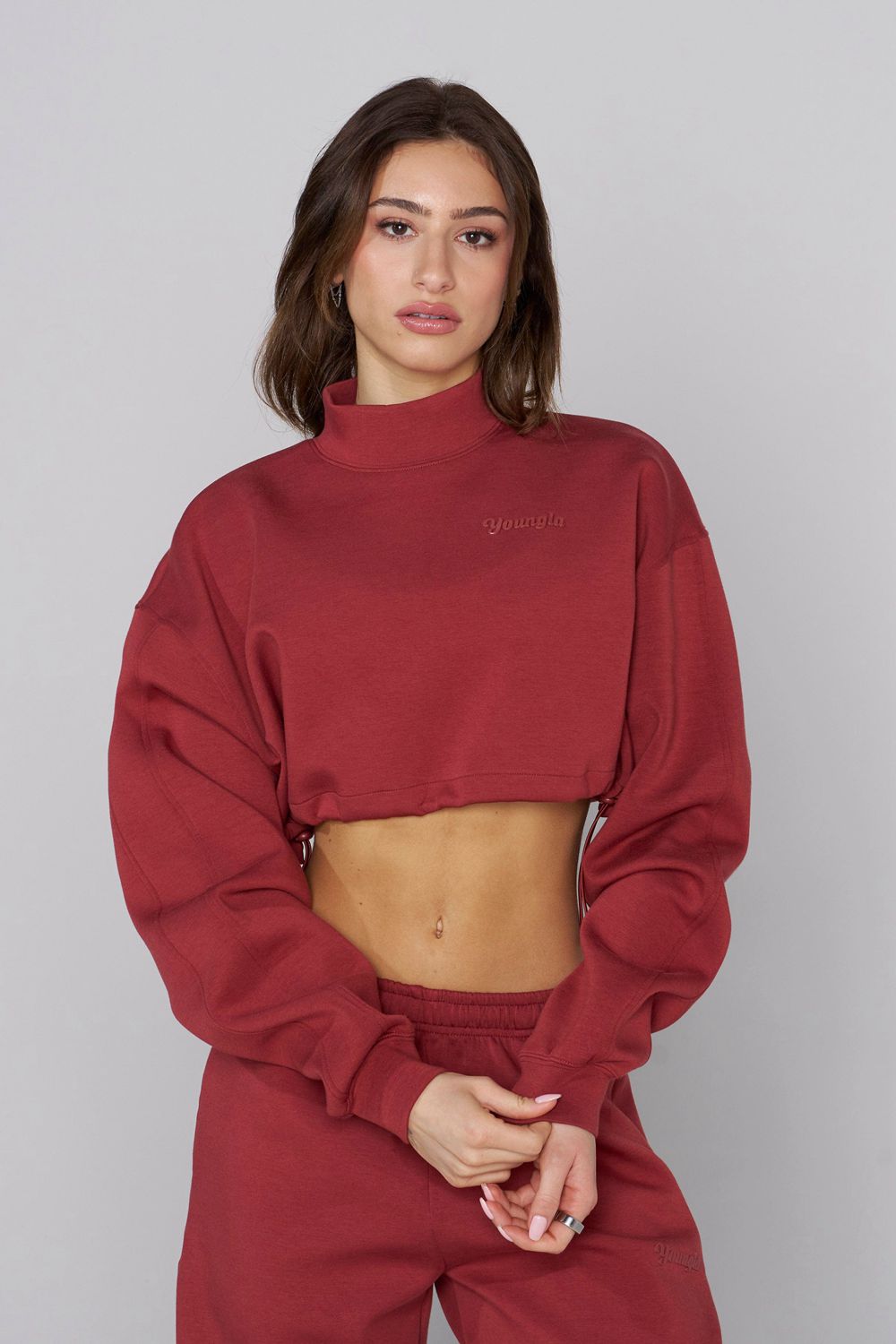 Red Young LA W540 Scuba Crop NZ | 4837509-RZ