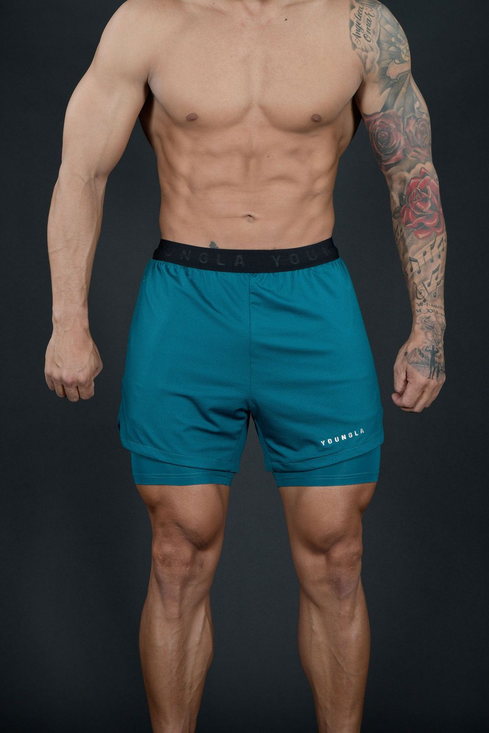 Teal Young LA 129 Trilogy Compression Shorts NZ | 7092154-KG