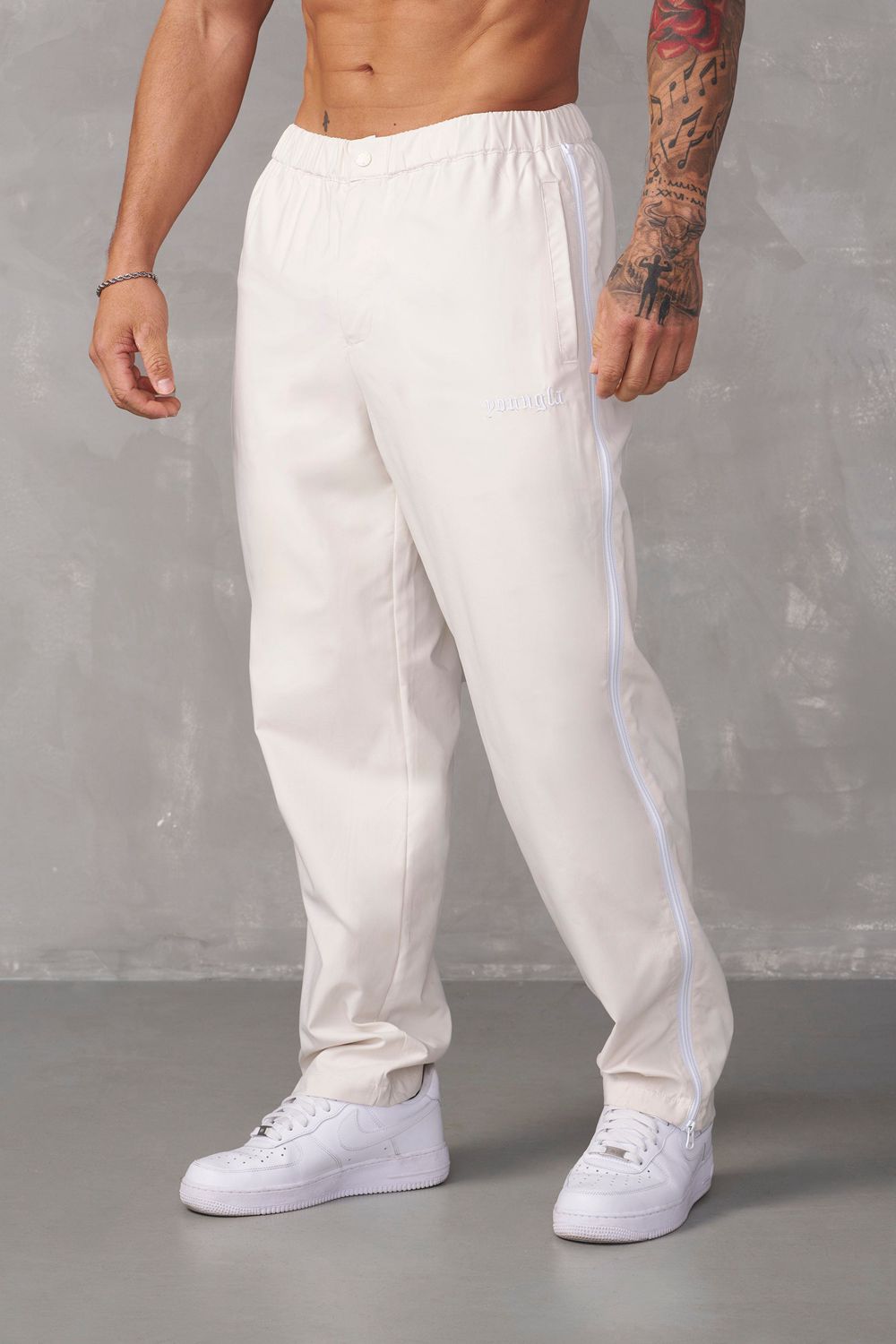 White Young LA 246 - Side Zipper Joggers NZ | 7204398-HM