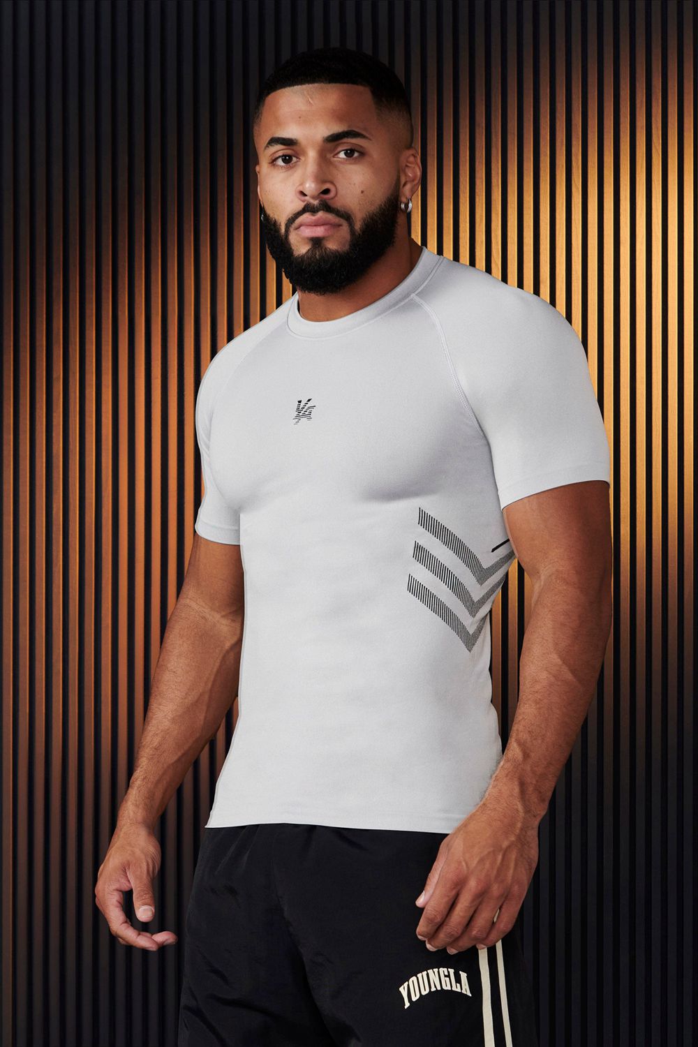 White Young LA 425 - Iron Compression Tees NZ | 9423586-JZ