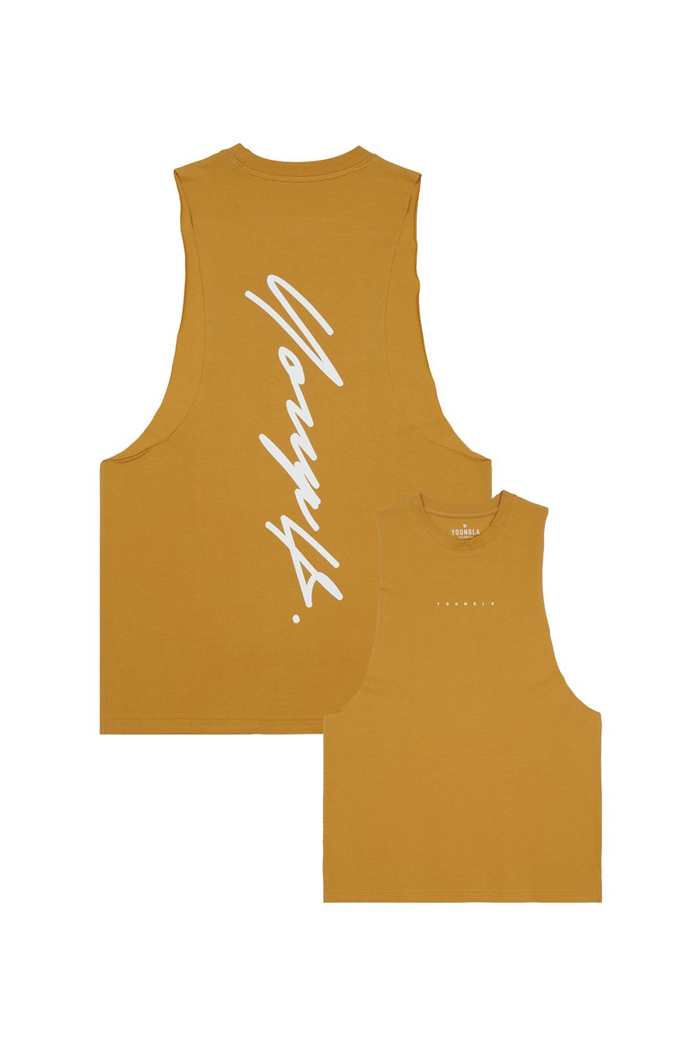 Yellow Young LA 323 Autograph Delt Tanks NZ | 1083426-DO